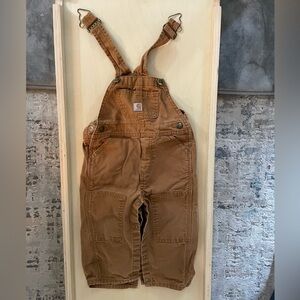 Carhartt Kids Tan Overalls - 18M